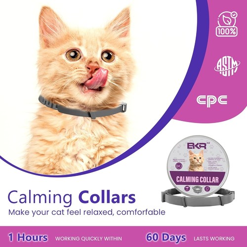 Calming Collar for Cats Pheromone Calm Collar Efficient Relieve PACK OF 1. - Picture 2 of 7