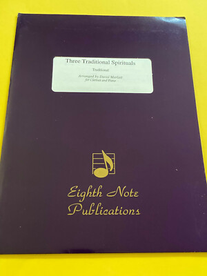 Three Traditional Spirituals, for Bb Clarinet & Piano, arr. D. Marlatt
