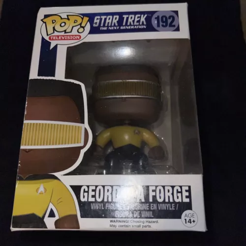 New Rare Funko POP Geordi La Forge 192 Star Trek Next Generation Vinyl Figure