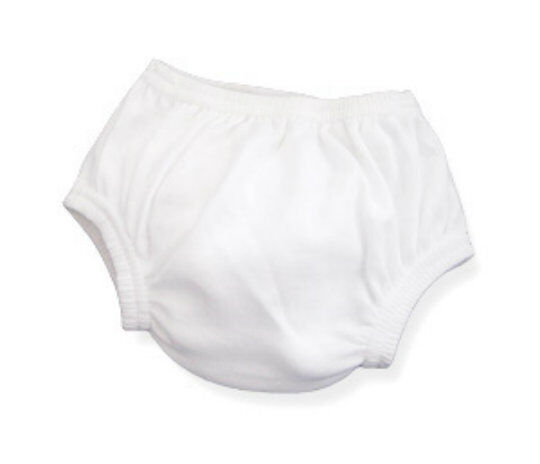 Baby Jay 100% Cotton White Diaper Cover for Boy/Girl 0-3-6-12-18 Months - 333509