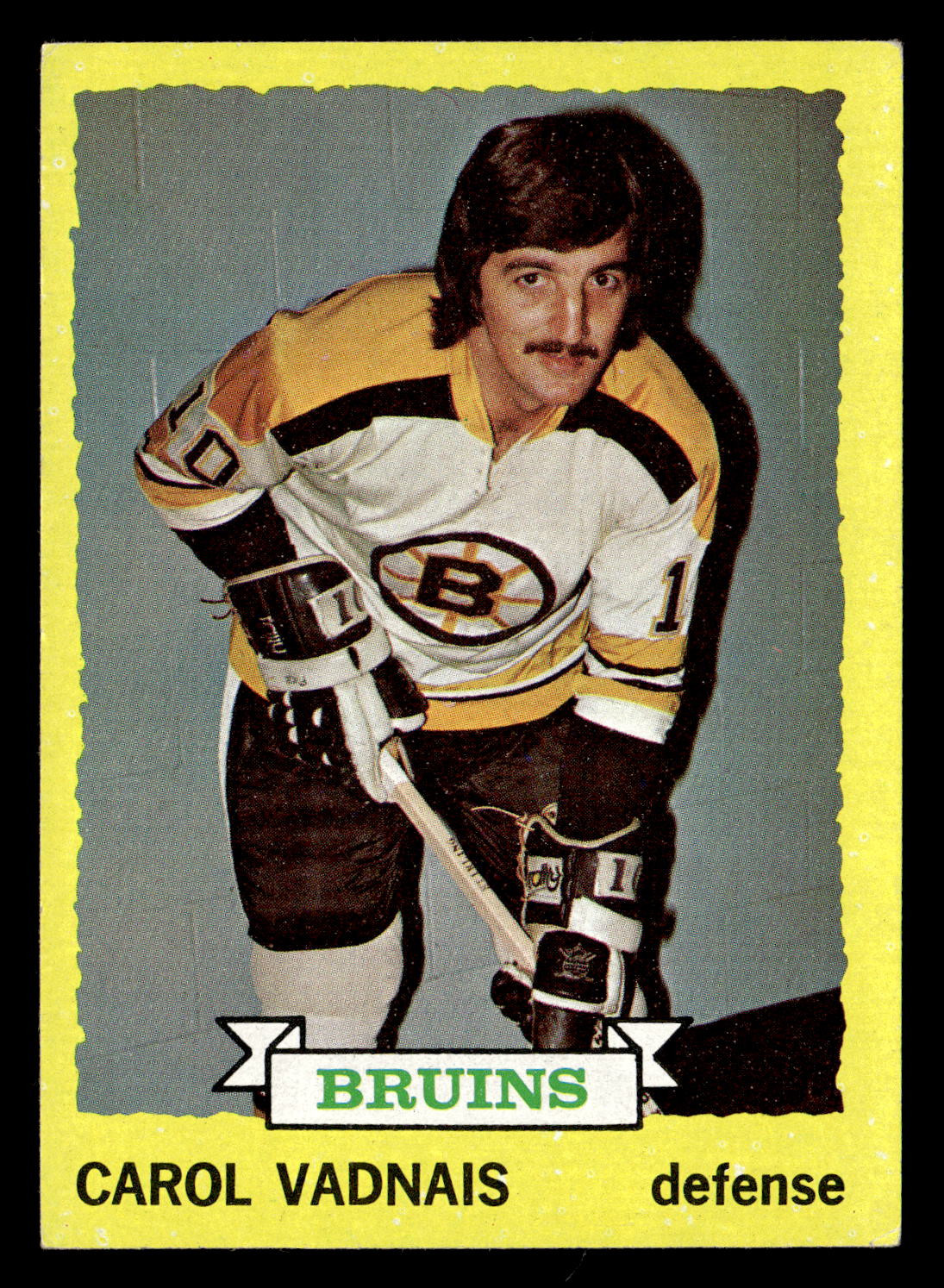 1973 Topps Carol Vadnais #58 EX Boston Bruins