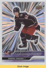 2023-24 Upper Deck Series 2 Young Guns Outburst Samuel Knazko #483 READ 0g0r