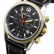 Armbanduhr Delma San Marino Field Chrono, Ref.: 52601.628.6, Fullset