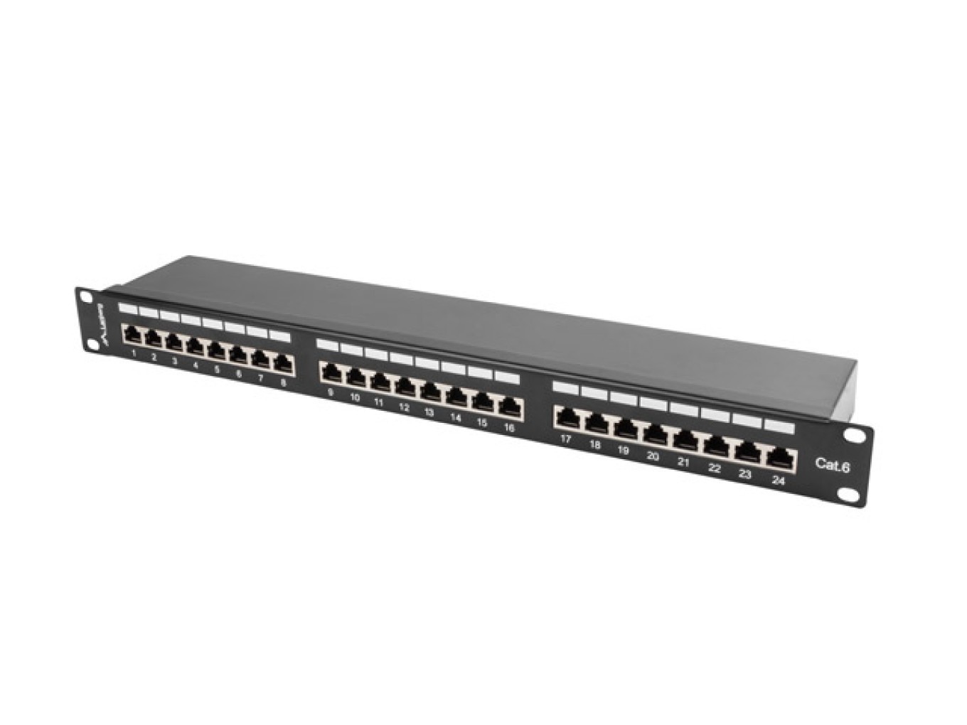 Lanberg Negro Patch Panel 24 Puertos 1U 19" Cat.6 Sftp - Imagen 2