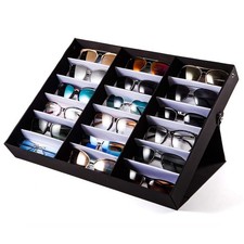 Sunglasses Organizer Storage Eyeglass Holder Multiple Case Box