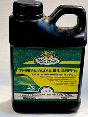 Thrive Alive B-1 Green 250mL Technaflora Organic Seaweed Nutrient