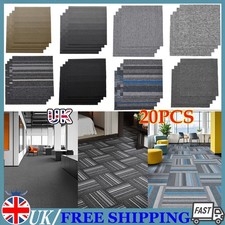 20PCS Carpet Tiles Commercial Retail Office Home Shop Premium Flooring 50*50cm