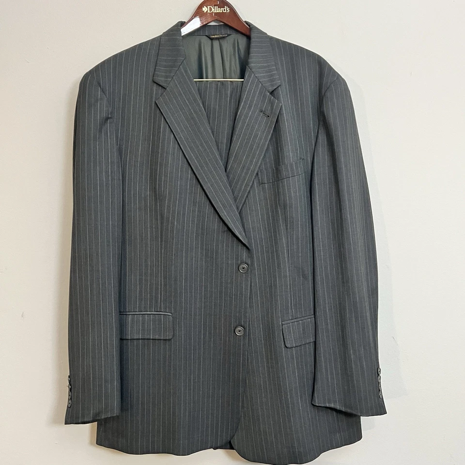 Traje de hombre talla 48L pantalones 43Wx29L Austin Reed London gris traje de 2 piezas Foto 2 de 4