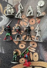 Ral Partha D D Assorted Metal Miniatures Lot 10 Total Minis 1970 s-80 s