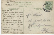 PLYMOUTH PAQUEBOT POSTCARD - ORIENT LINE