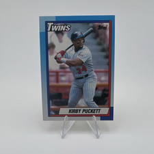 Topps 1990 Kirby Puckett Tiffany Minnesota Twins MLB Baseball Card #700
