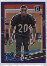 2023 Panini Donruss Rated Rookie Optic Preview Purple Prizm 21/50 DJ Turner 0o4t