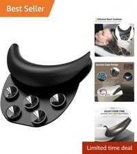Shampoo Bowl Neck Rest with Suction Cup, Silicone Neck Rest for Salon Sink, S...