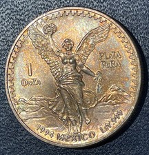 1994 1 Ounce onza Libertad with nice Toning ~ Beautiful Coin