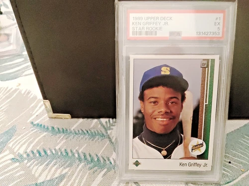 1989 upper deck ken griffey jr Rc #1 psa 5 hofer.