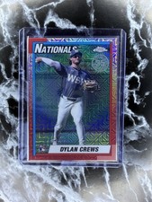 2025 Topps Series 2 Dylan Crews Silver Pack Mojo Refractor 1990