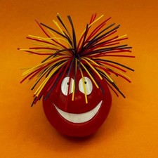 Vintage Comic Relief Red Nose Day Big Hair Elastic Koosh Ball 2005