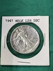 1941 Walking Liberty Half Dollar, 90% Silver