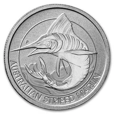 2020 Australia Striped Marlin 1/3 oz Platinum Coin