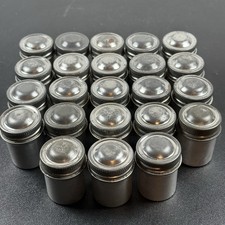 Vintage 35mm Aluminum Film Canisters Lot Of 23
