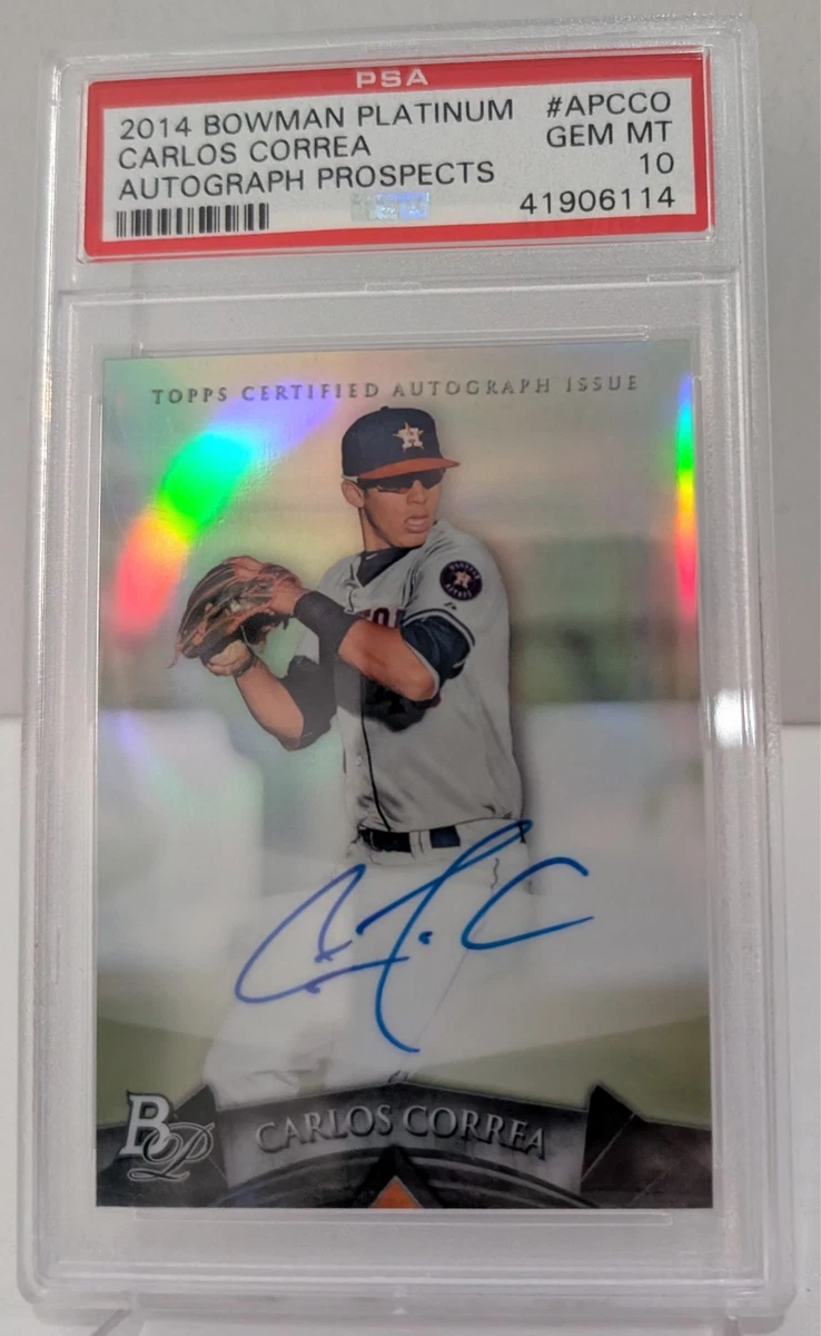 Carlos Correa Autographed Baseball Trading Cards for sale | eBay