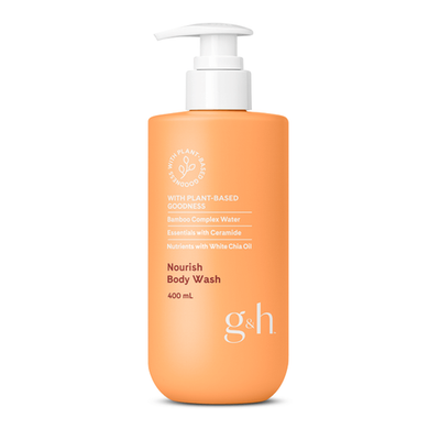 G&H NOURISH+ ボディローション & ボディウォッシュ セット 400 AMWAY-G&H Nourish Body Wash & Body Lotion - 400ML EACH (1