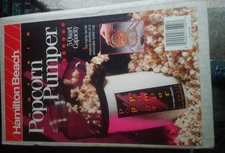 Popcorn Pumper Electric Hot Air Popper Hamilton Beach 73100 Model PP01 5 Qt NEW