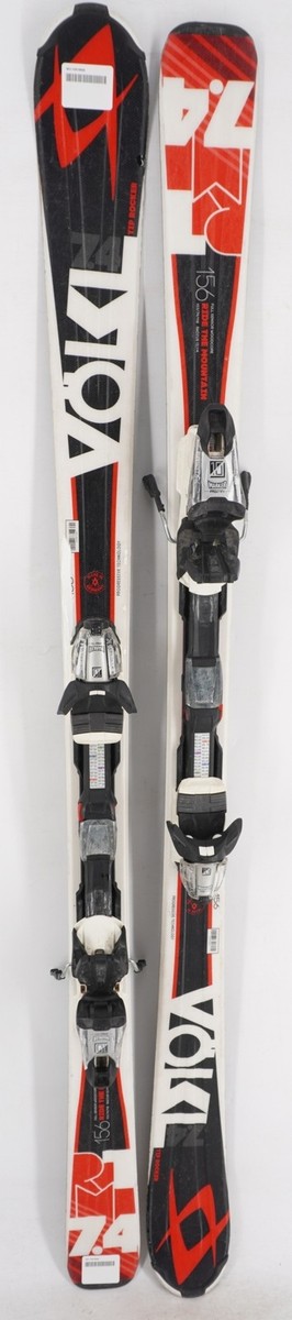 Volkl RTM 7.4 Adult Skis with Bindings - 156 cm Used | eBay