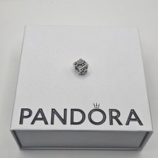 Genuine Pandora Grey Moonstone Triple Triangle Charm ALE 925 790217MS