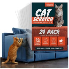 Cat Scratch Furniture Protector 24-Pack - Heavy-Duty Shield