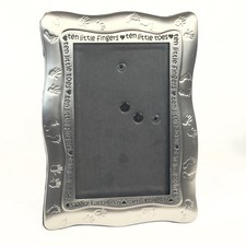BABY Picture Frame TEN LITTLE FINGERS TOES Malden 4x6" Photo