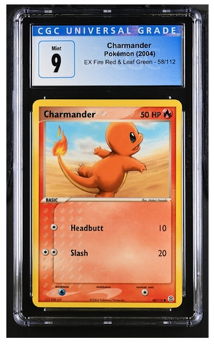 Charmander graded CGC 9 for sale on eBay