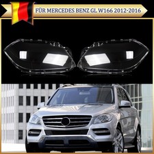 Links+Rechts Scheinwerferglas Streuscheibe Für Mercedes Benz GL W166 2012 - 2016