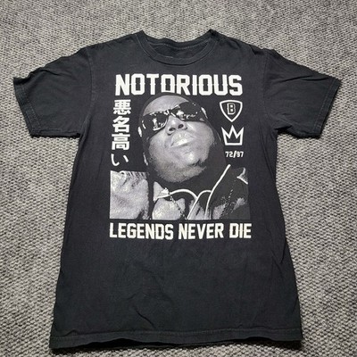 Brooklyn Mint Biggie Smalls T-Shirt Sz M Black Hip Hop Rap Tee Notorious B.I.G.