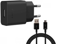 Original Schnell LadegeräT Sony UCH12 + Ladekabel Xperia Play Go X10 U Microusb