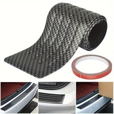 104cm Car Rubber Plate Trim Strips Rear Cover Bumper Sill Body Guard Protector