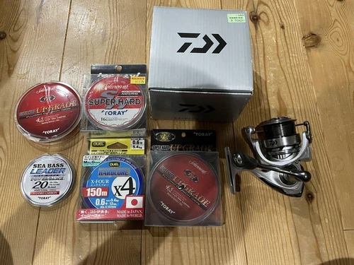Daiwa 14 Exceller 2506 Spinning Reel & Line Set Pe Floro Leader Used