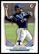 2014 Bowman Draft Picks & Prospects Josh Morgan Texas Rangers #DP90