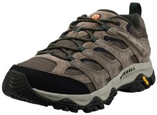 Merrell Moab 3 Mens Size 10 Hiking Shoes Waterproof Boulder Brown Free Shipping