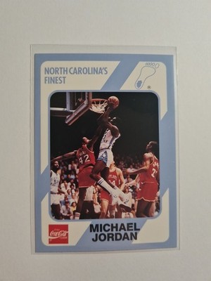 1989 Collegiate Collection North Carolinas Finest Michael Jordan #13 Coca Cola