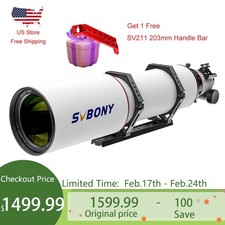 SVBONY SV550 122mm Telescopes Astronomical Professional Triplet Refractor APO