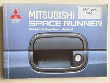Mitsubishi Space Runner Manual Handbook 1996 Multilingual Text #MR209790-B