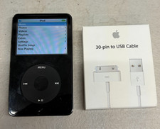 Apple iPod Video 5ta Generación 30 GB Negro A1136 MA446LL Probado Funciona