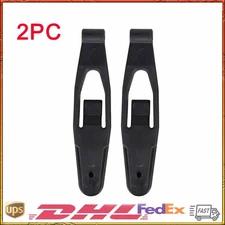 Fits Peterbilt 357 367 377 378 379 388 389 L56-0001 Black 2PCS Hood Latch Base