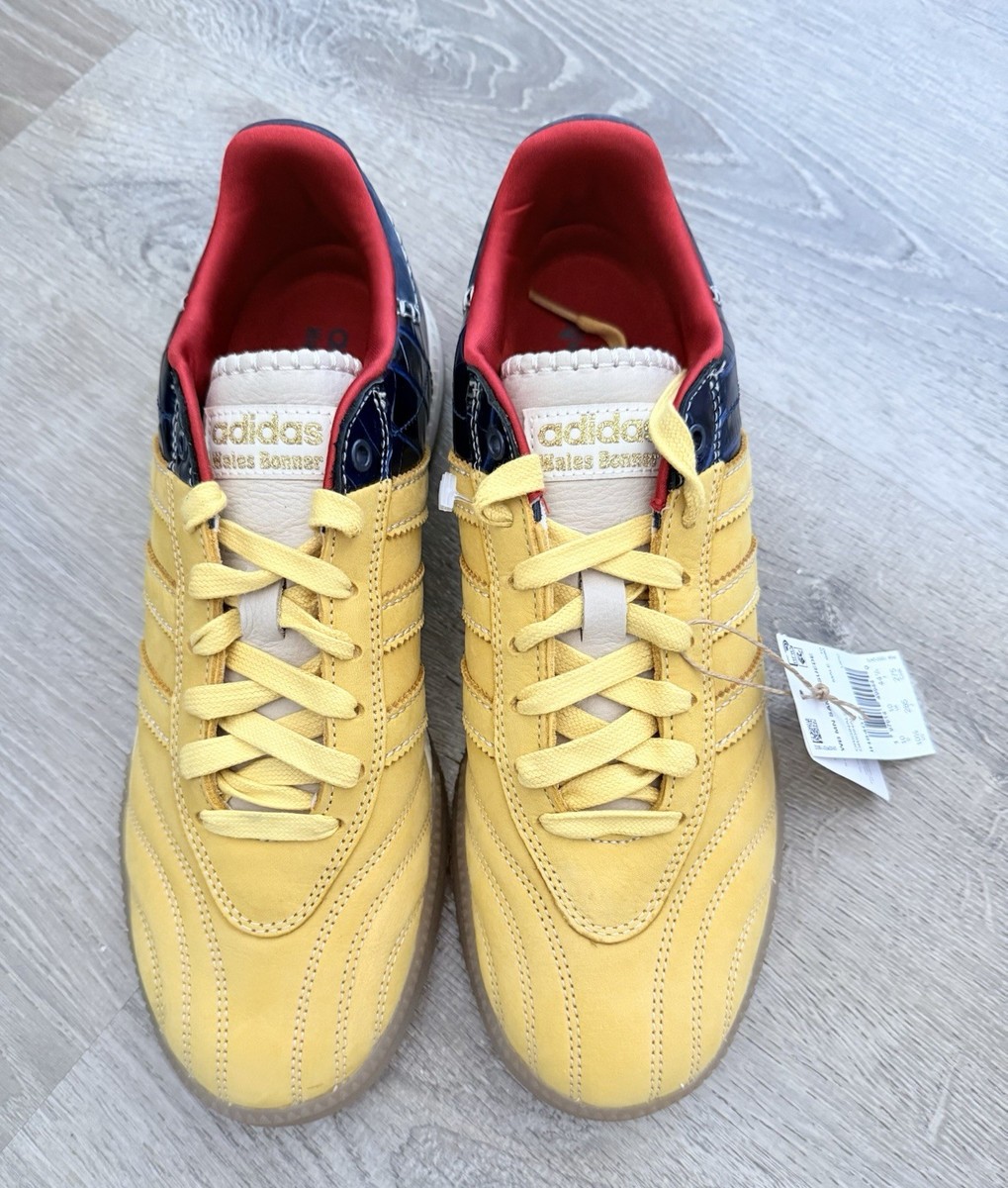 New Adidas Wales Bonner x Samba Millennium \'Fade Gold\' Size 7 Adidas Samba Millennium x Wales Bonner Fade Gold Navy IH8407  main image 3