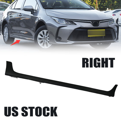 1XSide Skirt Rocker Panel Trim Right Passenger Side For 2014-2019 Toyota Corolla