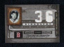 2005 Donruss Biography Career Home Run Materials Ted Williams #36 HOF oh4