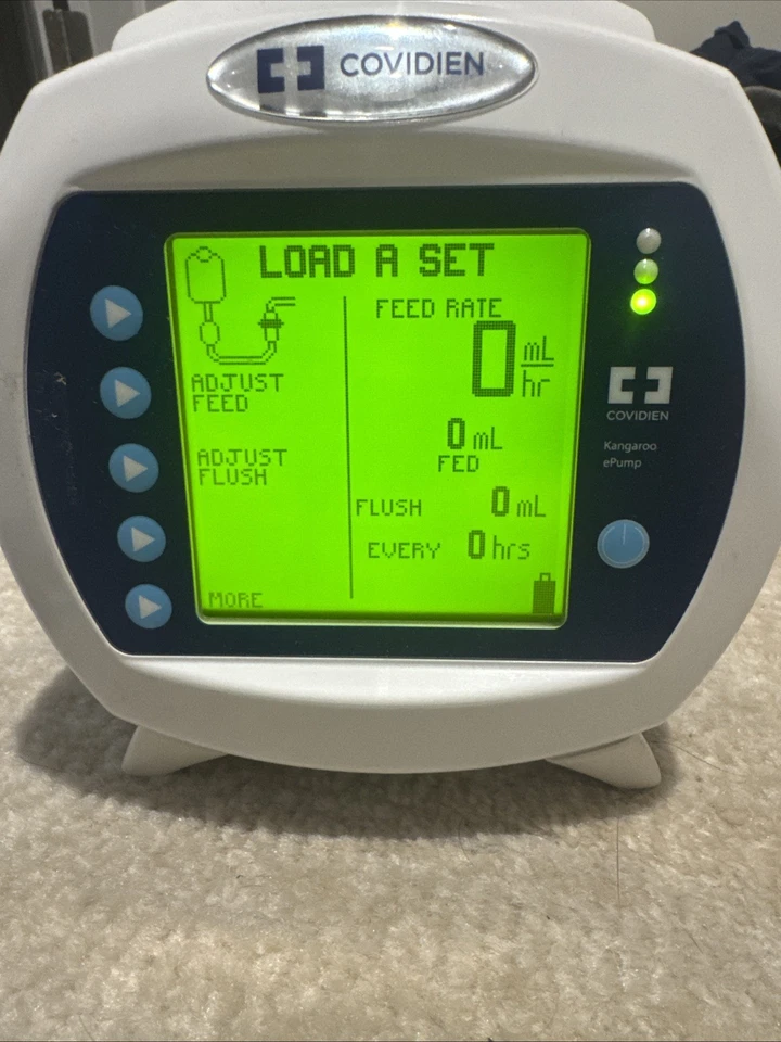 Covidien Känguru enterale Futterpumpe mit Polklemme & Netzkabel UND AKKU - Bild 2 von 4