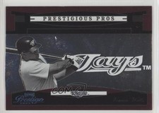 2005 Playoff Prestige Prestigious Pros Red /700 Vernon Wells #PP-26 1s7