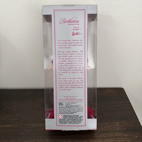 Barbie Birthstone Collection Edition July Ruby 2002 (B3415) - NRFB - Picture 5 of 6
